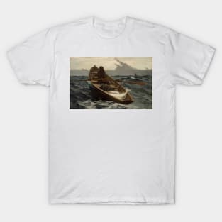 The Fog Warning by Winslow Homer T-Shirt